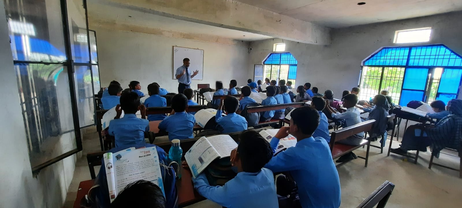 Spacious and well-designed classroom at Blue Ink School International