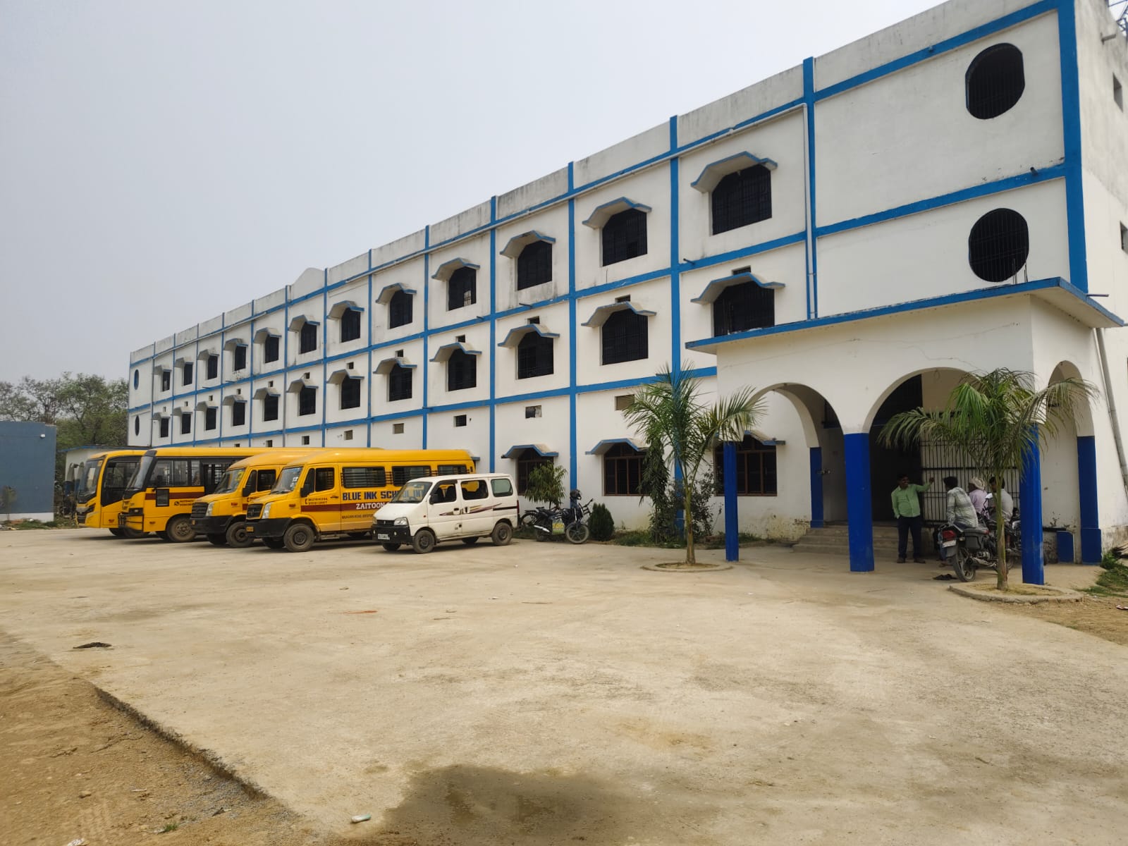 Students learning in class