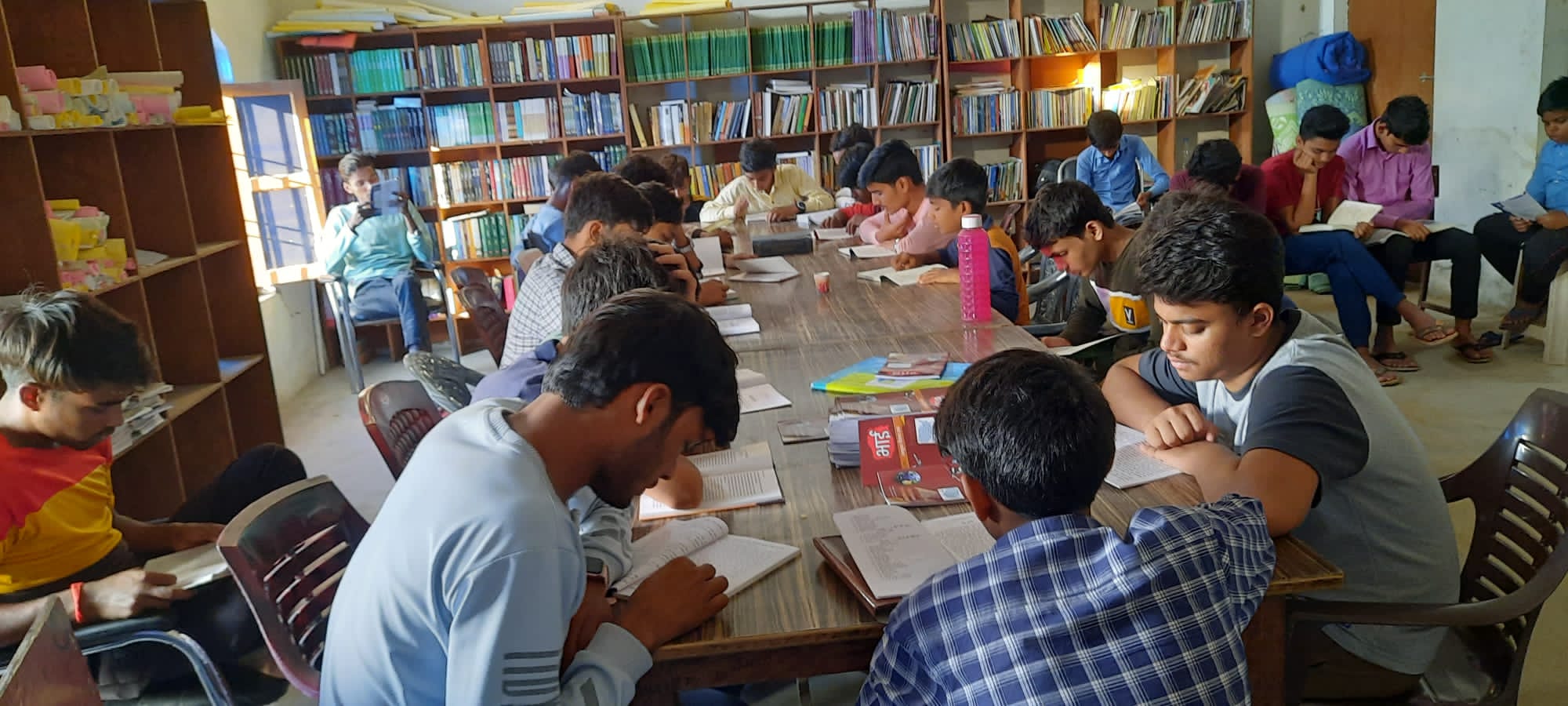 Library at Blue Ink School International providing a quiet space for reading and research