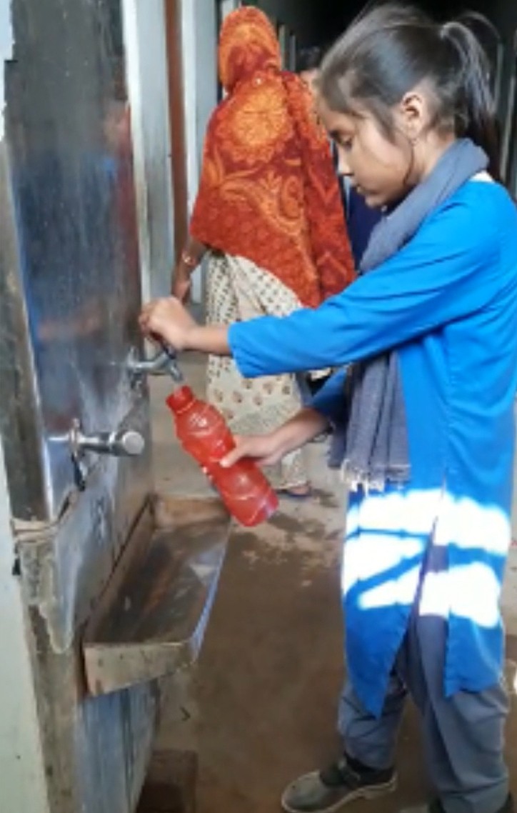 Water coolers providing clean drinking water at Blue Ink School International